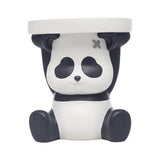 Maxbell Resin Animal Ottoman Footrest Round Seat Non Skid for Bedroom, Entryway, Panda