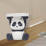 Maxbell Resin Animal Ottoman Footrest Round Seat Non Skid for Bedroom, Entryway, Panda
