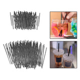 Maxbell 500 Pieces Drinking Straws Disposable Party 13cm
