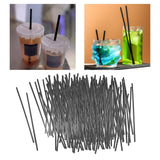 Maxbell 500 Pieces Drinking Straws Disposable Party 21cm