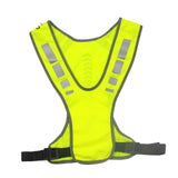 Maxbell Reflective Vest Adjustable Sleeveless Garment for Cycling Runner Unisex