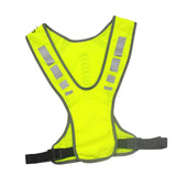 Maxbell Reflective Vest Adjustable Sleeveless Garment for Cycling Runner Unisex