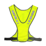 Maxbell Reflective Vest Adjustable Sleeveless Garment for Cycling Runner Unisex