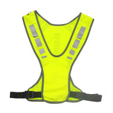 Maxbell Reflective Vest Adjustable Sleeveless Garment for Cycling Runner Unisex