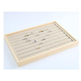 Maxbell Wood Jewelry Tray Necklace Bracelet Storage Display Organiser Rings Tray