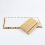 Maxbell Necklace Display Stand Necklace Easel Showcase for Countertop Decor White