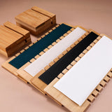 Maxbell Necklace Display Stand Necklace Easel Showcase for Countertop Decor White