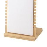 Maxbell Necklace Display Stand Necklace Easel Showcase for Countertop Decor White