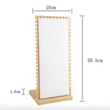 Maxbell Necklace Display Stand Necklace Easel Showcase for Countertop Decor White