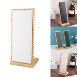 Maxbell Necklace Display Stand Necklace Easel Showcase for Countertop Decor White