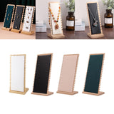 Maxbell Necklace Display Stand Necklace Easel Showcase for Countertop Decor White
