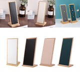 Maxbell Necklace Display Stand Necklace Easel Showcase for Countertop Decor White