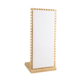 Maxbell Necklace Display Stand Necklace Easel Showcase for Countertop Decor White