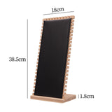 Maxbell Necklace Display Stand Necklace Easel Showcase for Countertop Decor Black