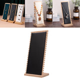 Maxbell Necklace Display Stand Necklace Easel Showcase for Countertop Decor Black