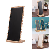 Maxbell Necklace Display Stand Necklace Easel Showcase for Countertop Decor Black