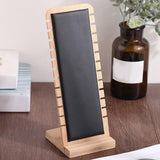 Maxbell Necklace Display Stand Necklace Easel Showcase for Countertop Decor Black