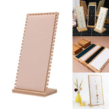 Maxbell Necklace Display Stand Necklace Easel Showcase for Countertop Decor Beige