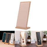 Maxbell Necklace Display Stand Necklace Easel Showcase for Countertop Decor Beige