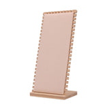Maxbell Necklace Display Stand Necklace Easel Showcase for Countertop Decor Beige