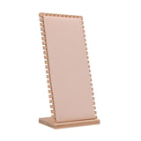 Maxbell Necklace Display Stand Necklace Easel Showcase for Countertop Decor Beige