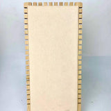 Maxbell Necklace Display Stand Necklace Easel Showcase for Countertop Decor Beige