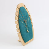 Maxbell Wood Necklace Easel Display Stand Holder Necklace Easel Display White