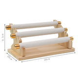 Maxbell Freestanding Rings Display Holder Showcase Holder for Home Tabletop Green