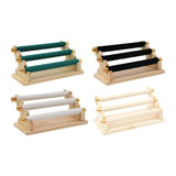 Maxbell Freestanding Rings Display Holder Showcase Holder for Home Tabletop Green