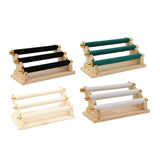 Maxbell Freestanding Rings Display Holder Showcase Holder for Home Tabletop Green