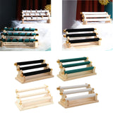 Maxbell Freestanding Rings Display Holder Showcase Holder for Home Tabletop Green