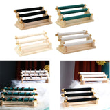 Maxbell Freestanding Rings Display Holder Showcase Holder for Home Tabletop Green