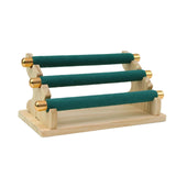 Maxbell Freestanding Rings Display Holder Showcase Holder for Home Tabletop Green