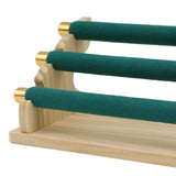 Maxbell Freestanding Rings Display Holder Showcase Holder for Home Tabletop Green