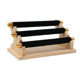 Maxbell Freestanding Rings Display Holder Showcase Holder for Home Tabletop Black