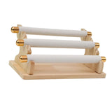 Maxbell Freestanding Rings Display Holder Showcase Holder for Home Tabletop White