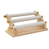 Maxbell Freestanding Rings Display Holder Showcase Holder for Home Tabletop White