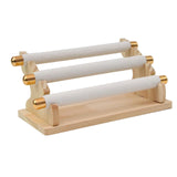 Maxbell Freestanding Rings Display Holder Showcase Holder for Home Tabletop White