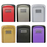Maxbell Portable Key Storage Lock Box Combination Lock Box for House red