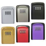 Maxbell Portable Key Storage Lock Box Combination Lock Box for House red
