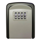 Maxbell Portable Key Storage Lock Box Combination Lock Box for House grey