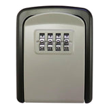 Maxbell Portable Key Storage Lock Box Combination Lock Box for House grey