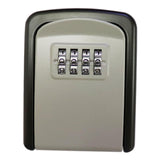 Maxbell Portable Key Storage Lock Box Combination Lock Box for House grey