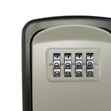 Maxbell Portable Key Storage Lock Box Combination Lock Box for House grey
