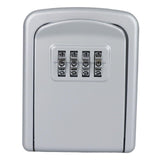 Maxbell Portable Key Storage Lock Box Combination Lock Box for House silver