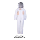 Maxbell Comfortable Professional Beekeeper Suit with Hat Veil for Beginner Men L