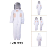 Maxbell Comfortable Professional Beekeeper Suit with Hat Veil for Beginner Men L