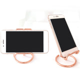Maxbell Desktop Phone Holder Rack Business Cards Holder Cell Phone Stand Non Slip Golden