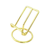 Maxbell Desktop Phone Holder Rack Business Cards Holder Cell Phone Stand Non Slip Golden