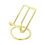 Maxbell Desktop Phone Holder Rack Business Cards Holder Cell Phone Stand Non Slip Golden